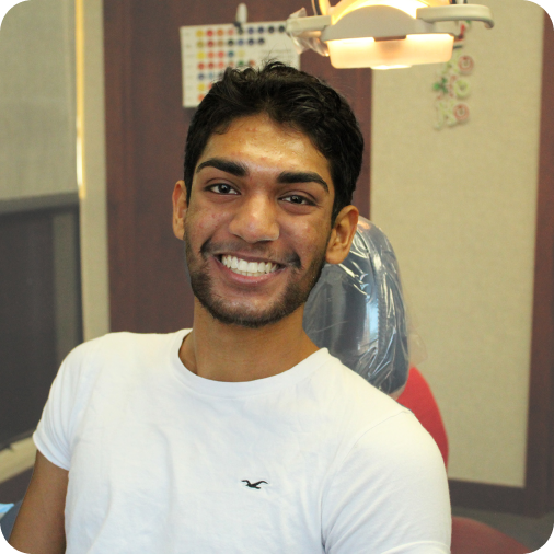 smiling Sheffield Orthodontics patient